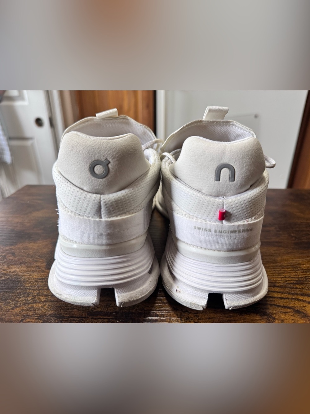 On Cloudnova "All White" Women's Running Shoes Sneakers Sz 8 Style 26.99115 - Picture 7 of 10